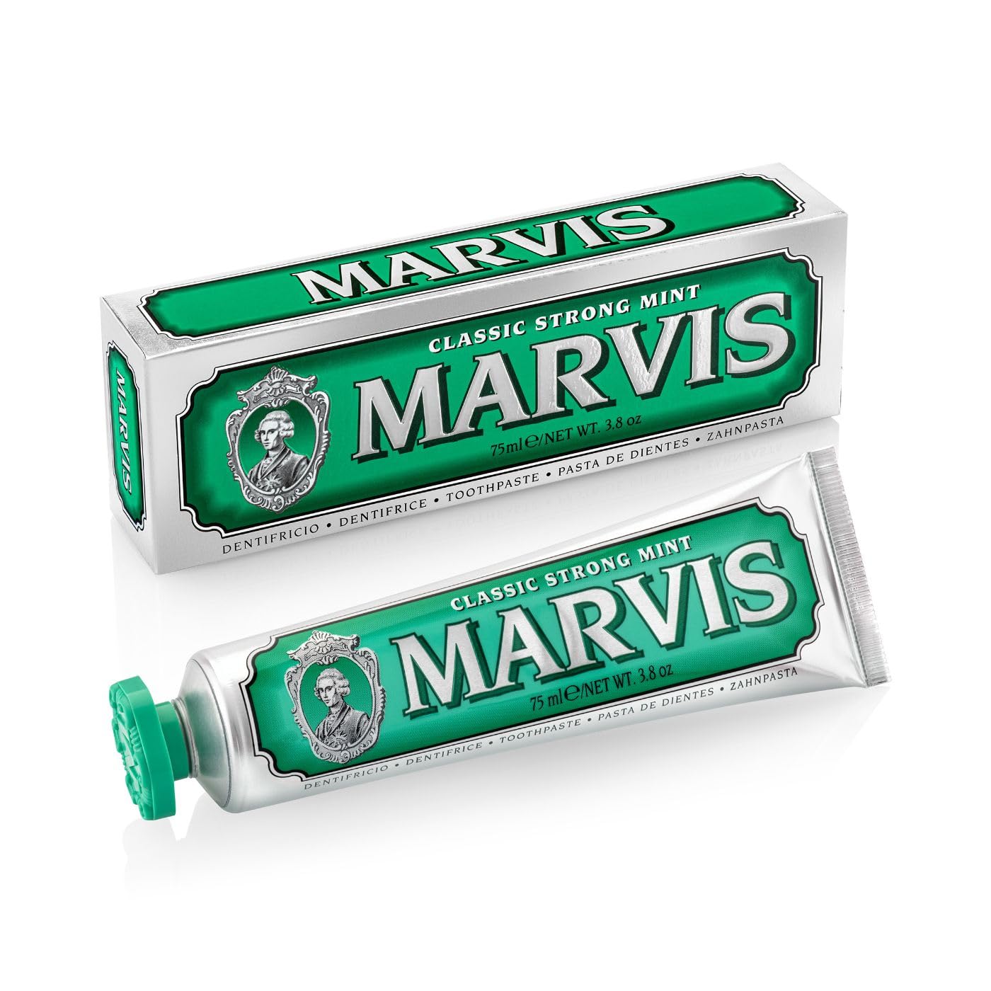 Pasta De Dentes Marvis Classic Strong Mint 110 Ml (pacote Com 1)