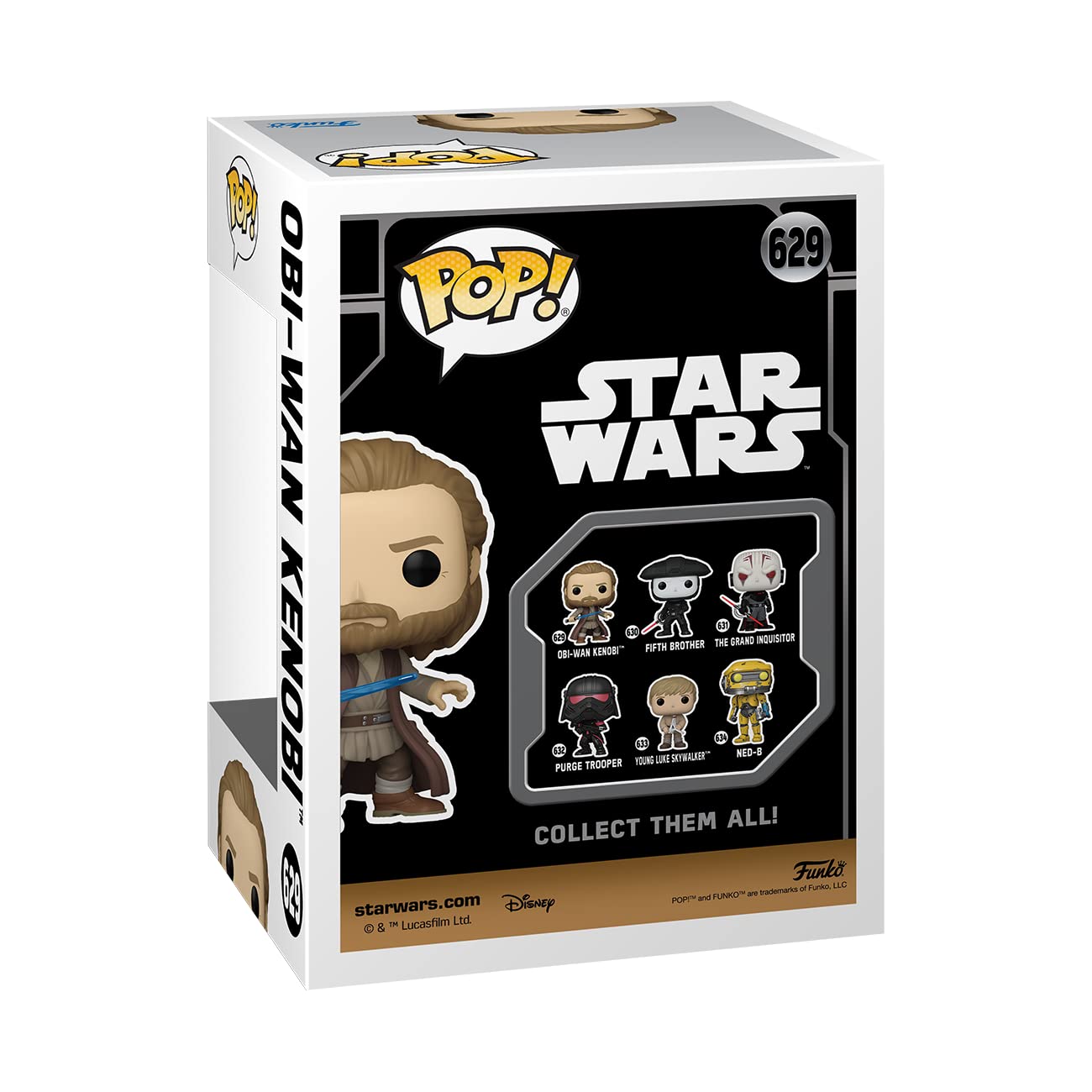 スターウォーズ Funko POP オビワン Funko Pop OBI-Wan Kenobi in Jedi Robe 544 Exclusive Box and POP