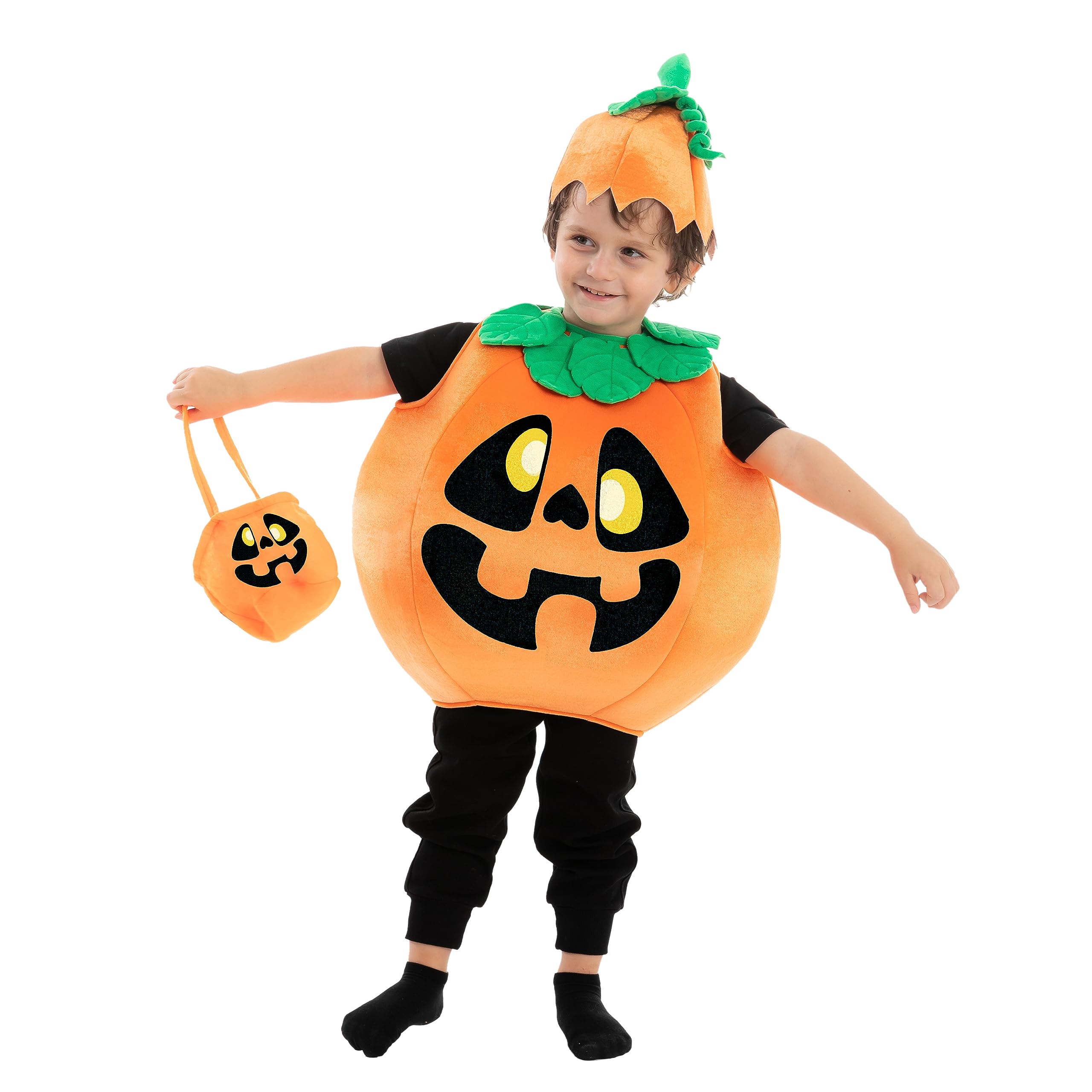 Fantasia Spooktacular Creations Wacky Pumpkin Com Balde De Laranja