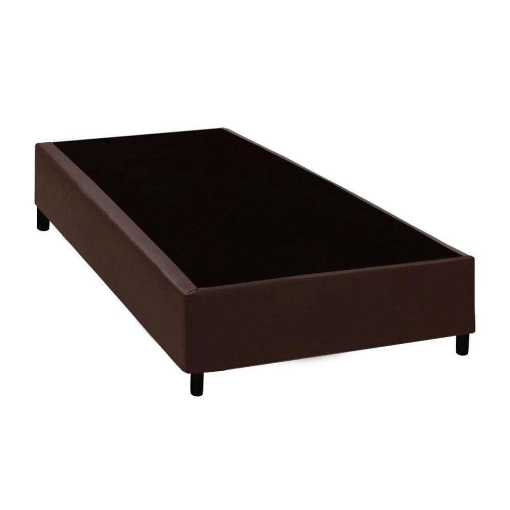 Base Box Solteiro Suede Premium Santo Box 40x88x188