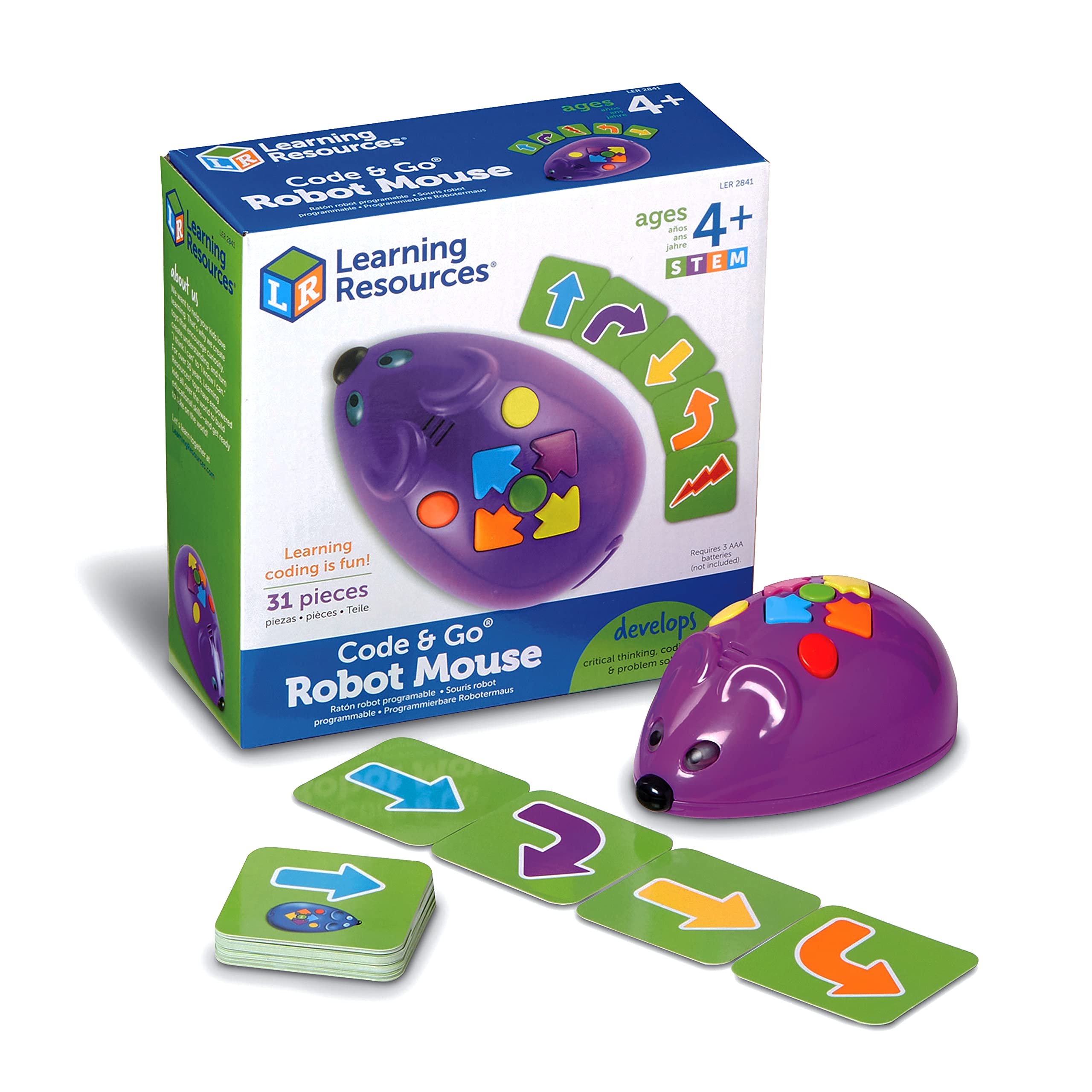 Coding Stem Toy Learning Resources Code &amp; Go Robot Mouse