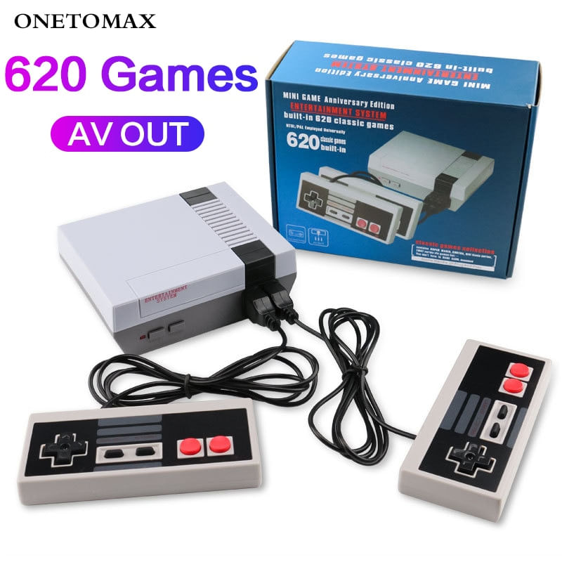 Console Portátil Retrô Com 620 Classic Games Controller Para