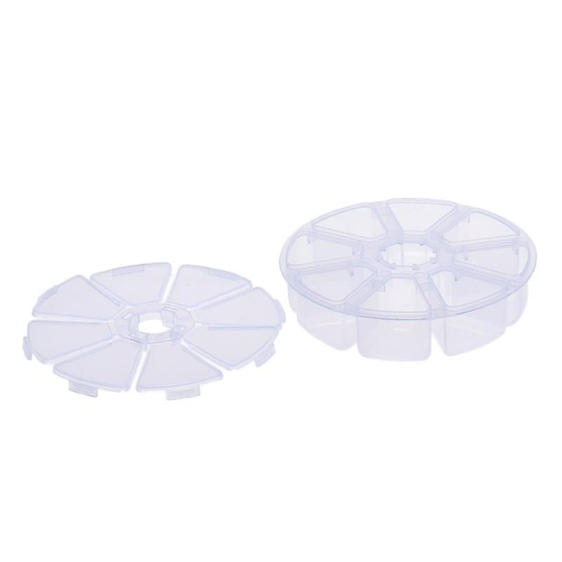 Branco8 Grades Caixa De Armazenamento De Desktop De Plástico Branco (um Tamanho)