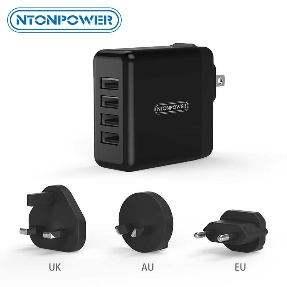 Adaptador De Viagem Usb De 34w Para Tablet Iphone E Telefone Android. (