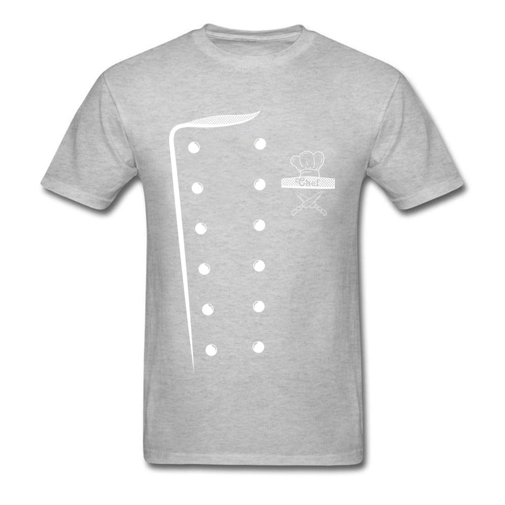 Chef Figurino T-shirt Cook Print T-shirt Ca Lun Unifor