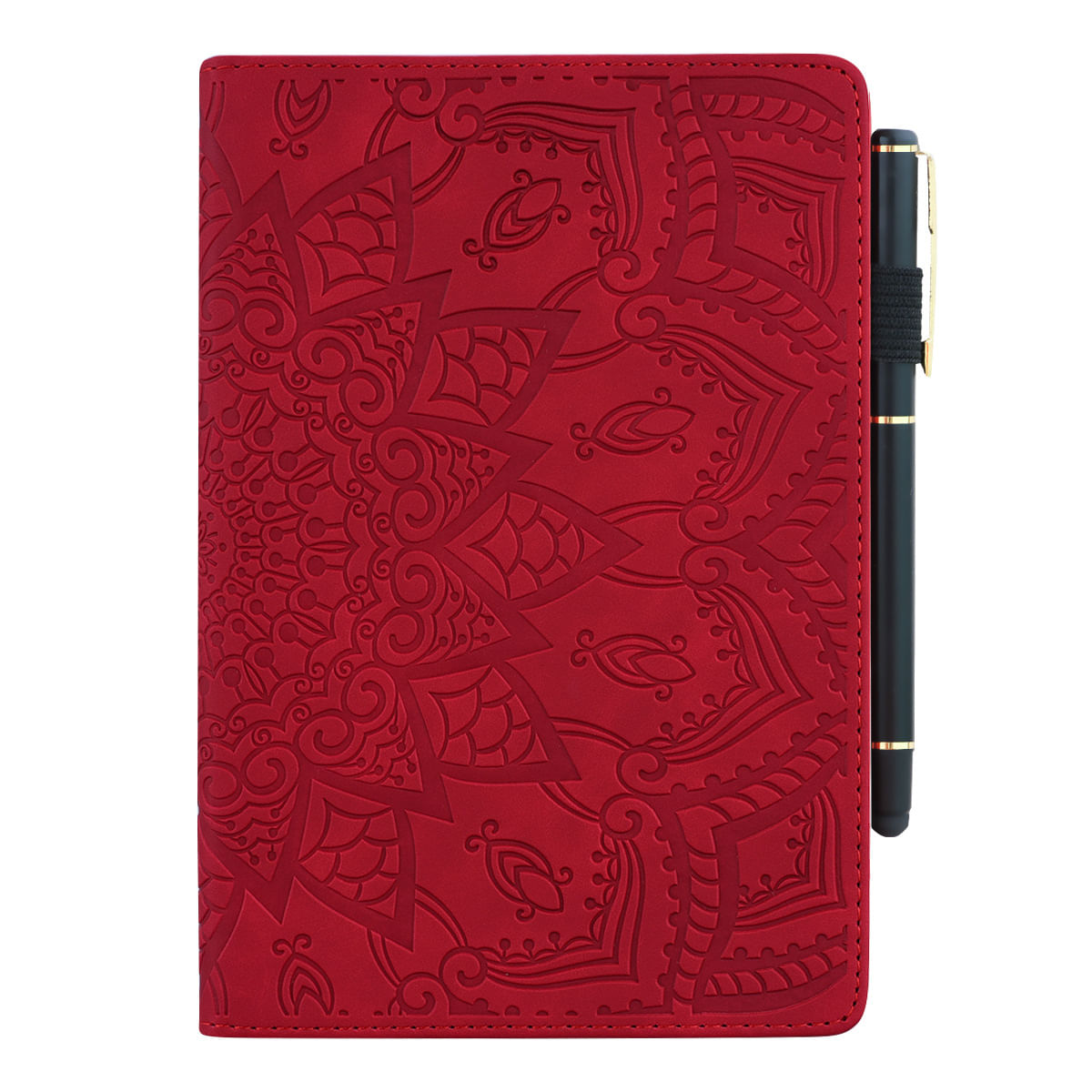 Flip Type Tablet Case Para Ipad 10.2 2020 / Ipad 8th - Vermelho
