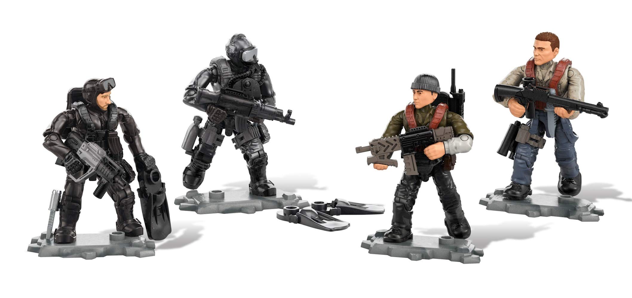Brinquedo De Construção Mega Construx Call Of Duty Seals Vs Submariners