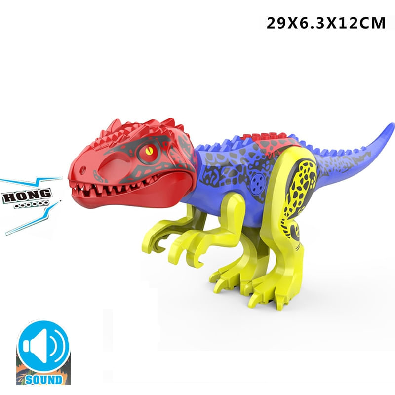 Jurassic World Raptor Mini 2 Dinosaur Figures Building Block