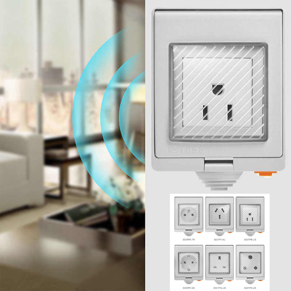 Sooff S55 Impermeável Wifi Wireless Smart Plug Tomada Tomada
