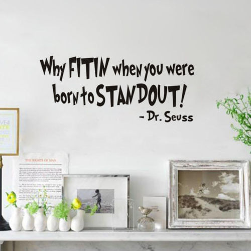 Wallpaper Inglês Provérbios Wall Dr. Seuss