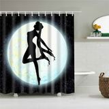 Anime Totoro Urso Impresso Chuveiro Cortinas Cortina Banheiro F