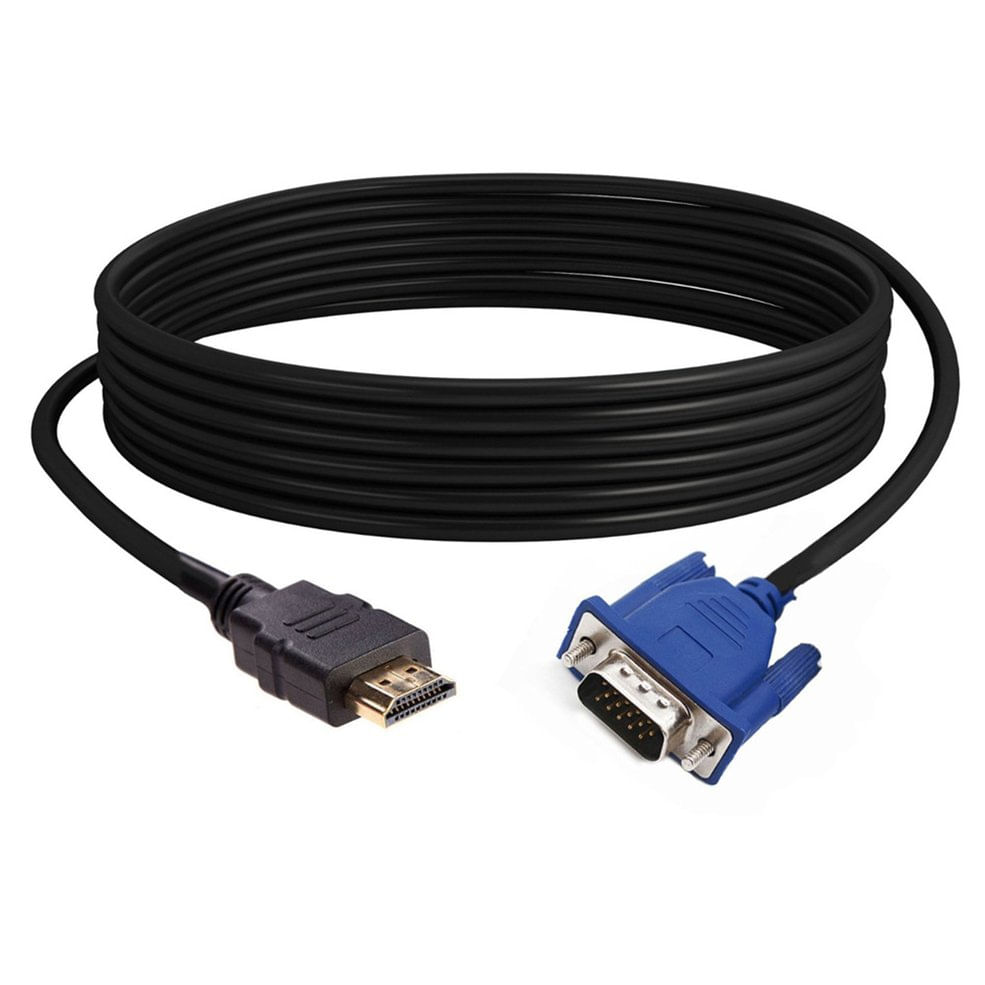 Hdmi-compatível Com Vga Converter Cabo Para Pc Laptop High Re