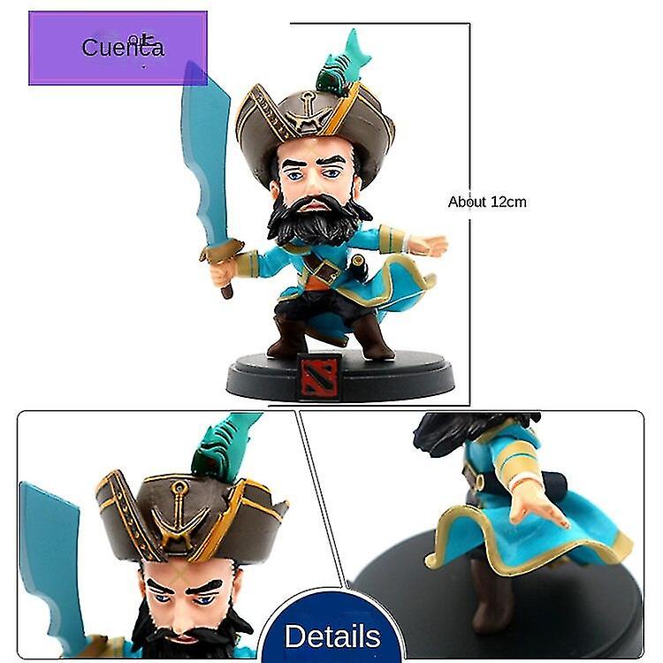 Dota2 Hand-made Modelo Brinquedo Boneca Bonito Boneca Brinquedo Gift-kunkka