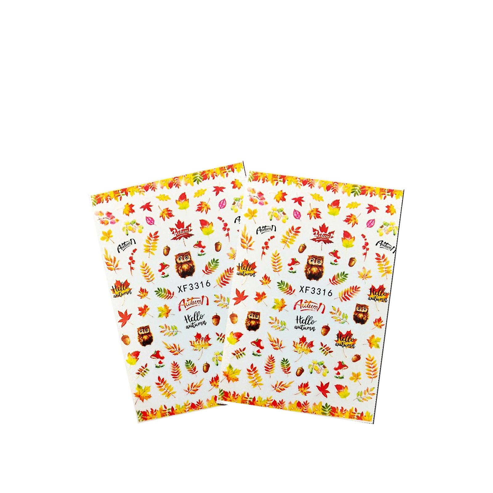 Multicolor Nail Sticker Set Borboleta Little Daisy Maple Le