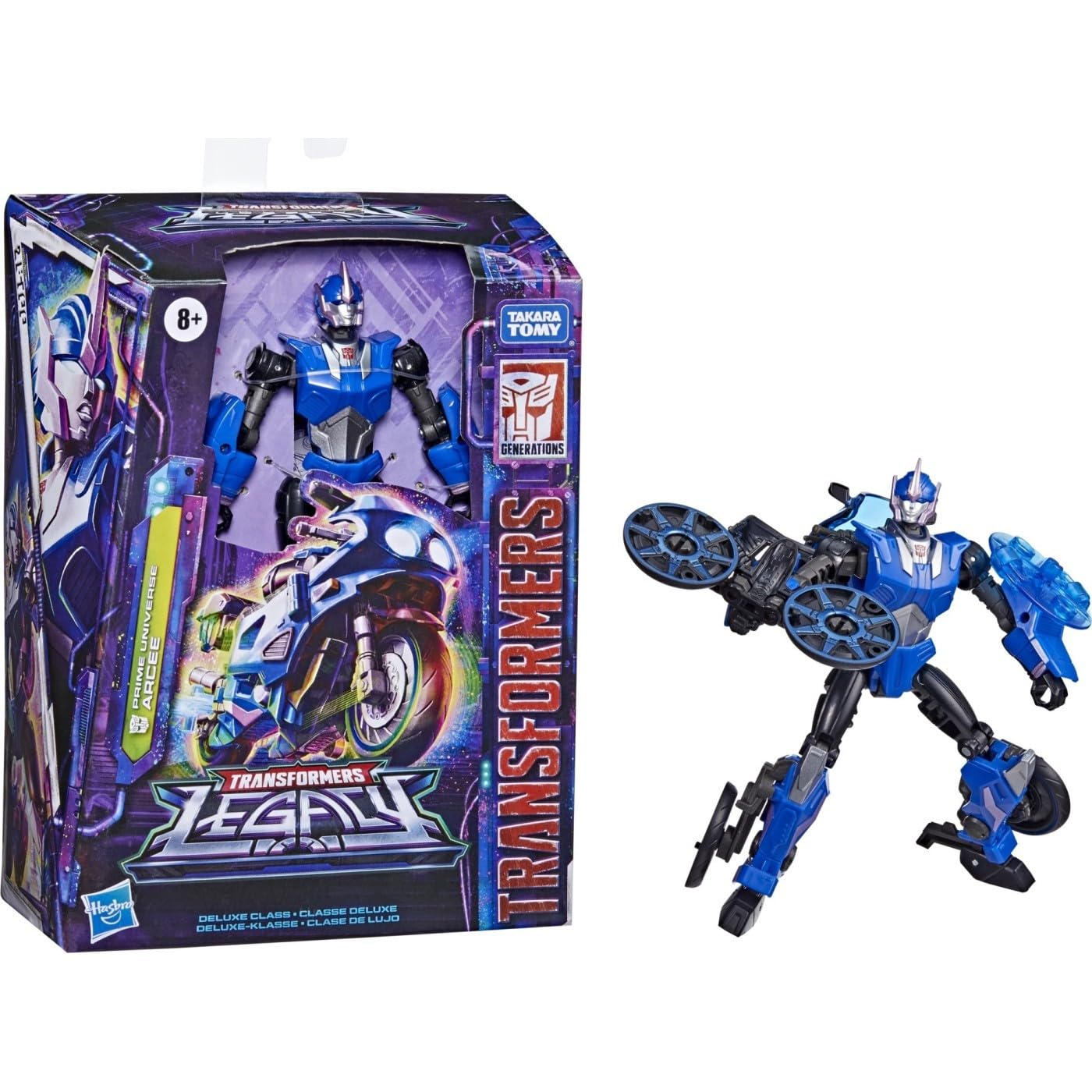 Boneco De Ação Transformers Legacy Deluxe Prime Arcee 14cm - Carrefour