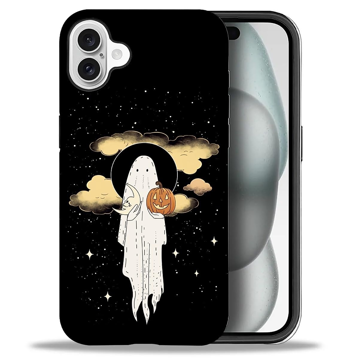 Capa De Telefone Yicomon Compatível Com Iphone 16 Plus Spooky