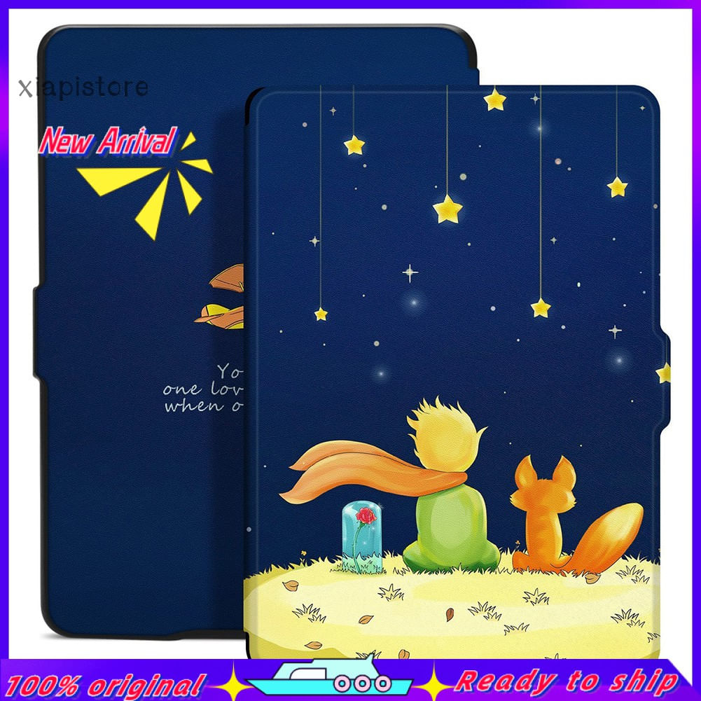 Plum Little Prince Auto Sleep / Wake Protective Case Para Kindl