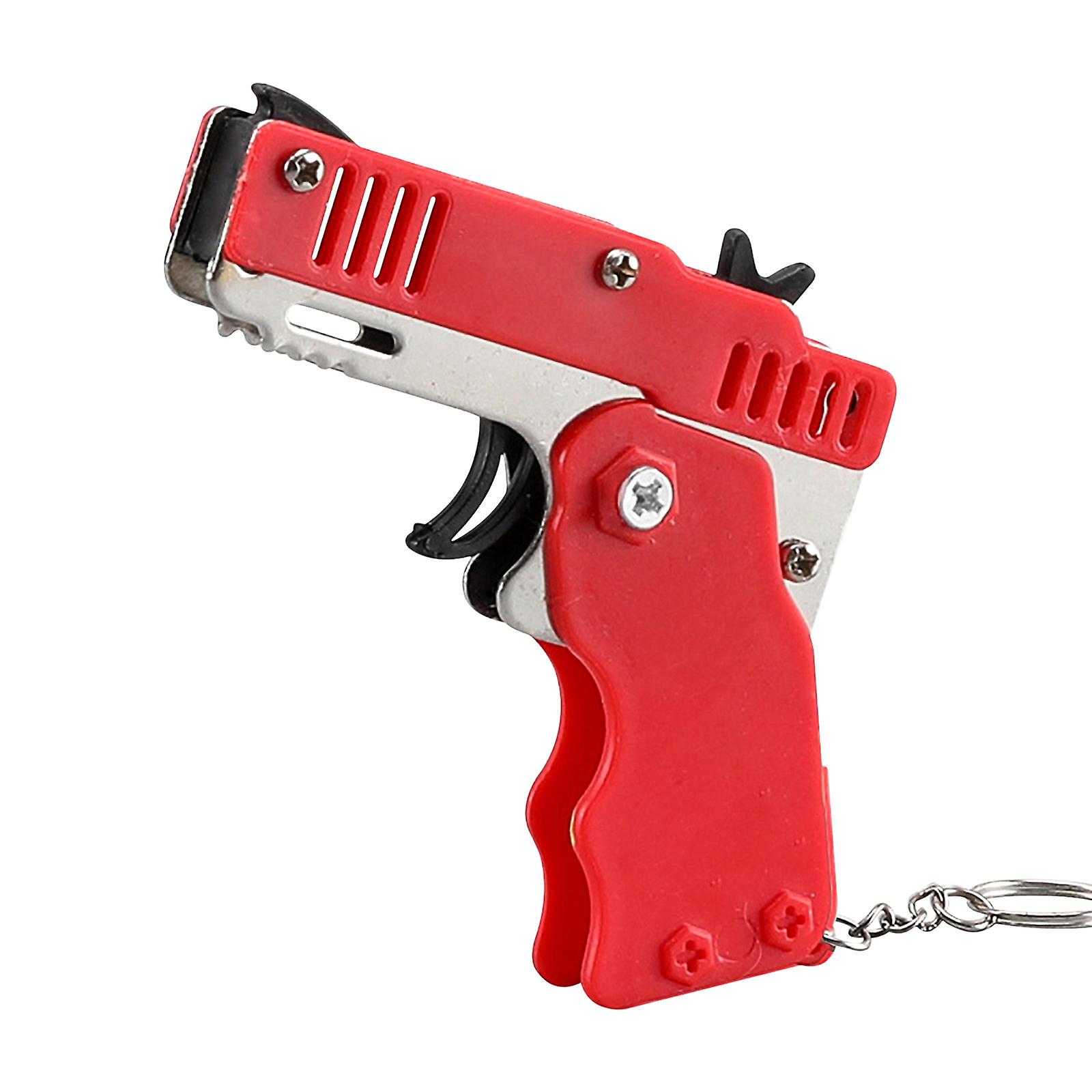 Metal Burst Banda De Borracha Dobrável Jogando Rubber Band Boy