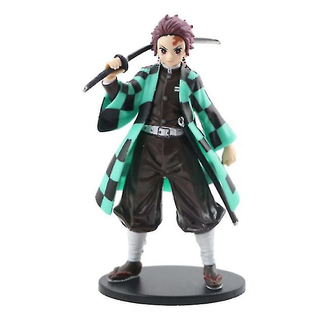Anime Demon Slaye Action Figure Tanjirou Pvc Modelo Brinquedos