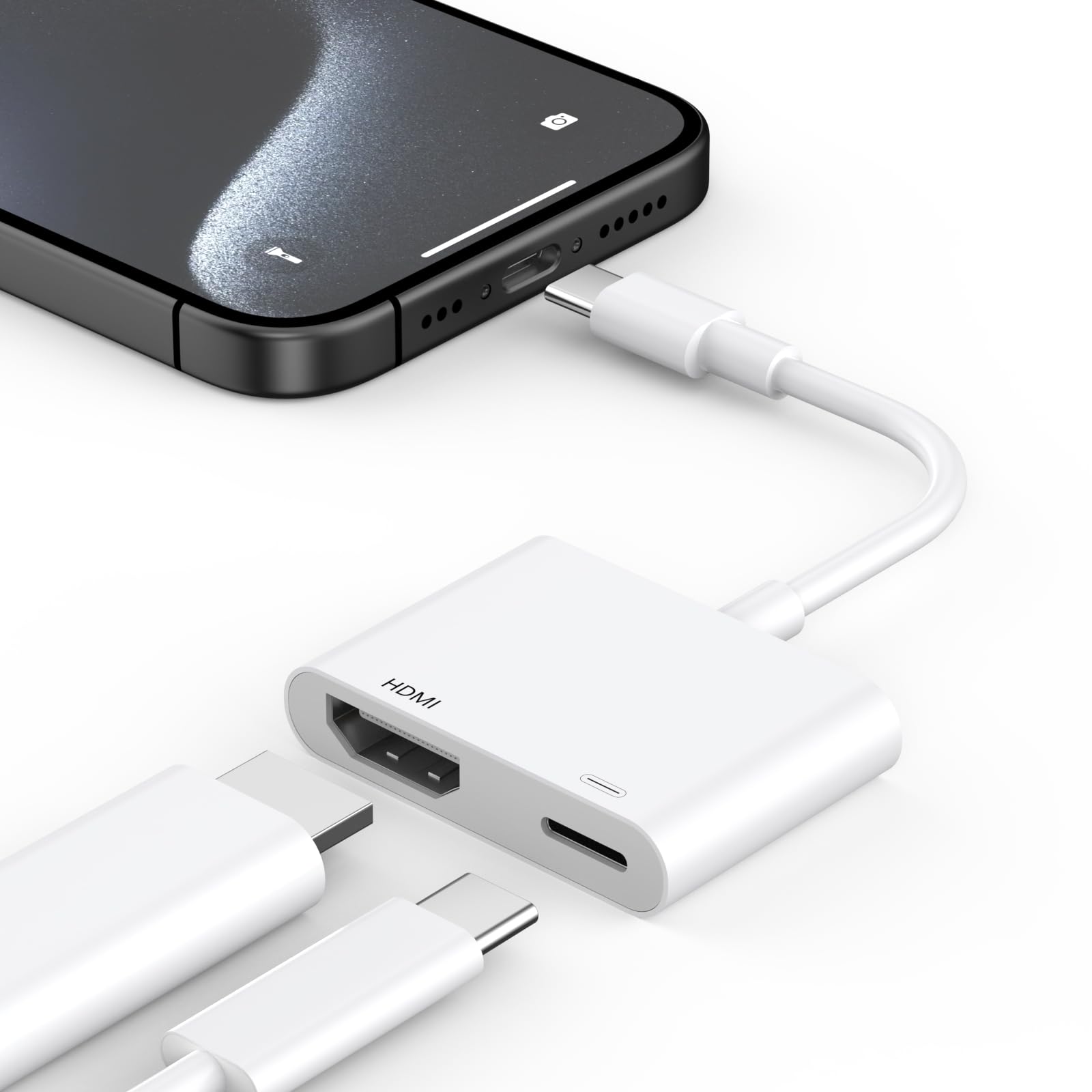 Adaptador Usb C Para Hdmi Kassdin Para Iphone 16/15 4k 30hz