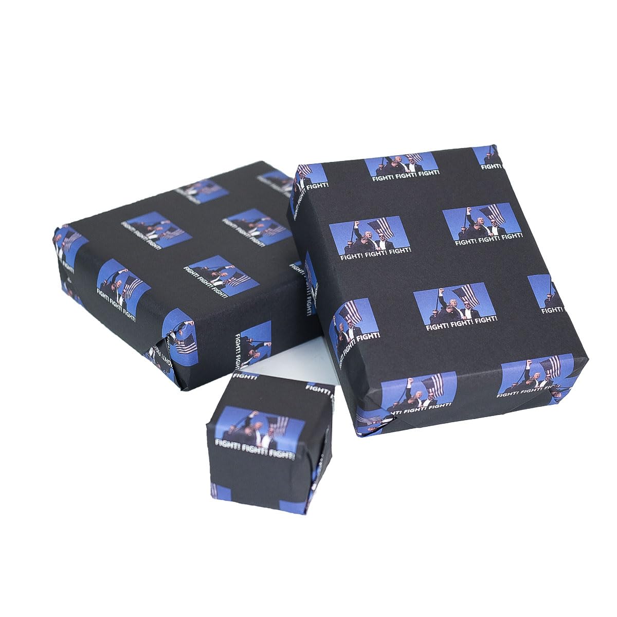 Rolo De Papel De Embrulho Zigfruit Trump 2024 10 Folhas 17x27,5 Polegadas