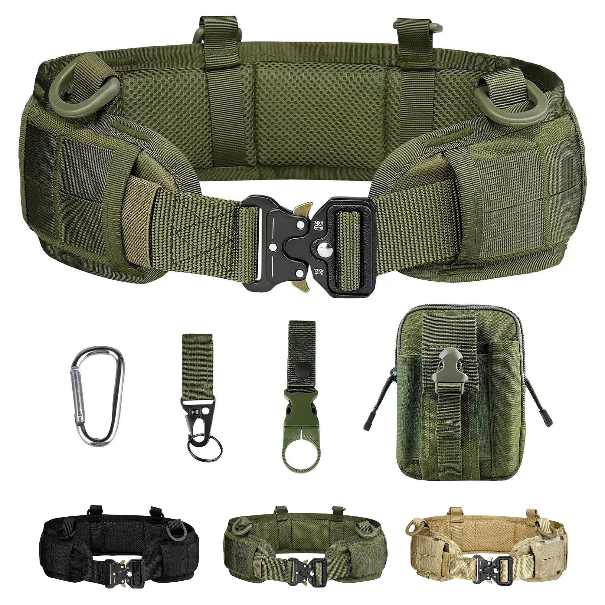 Cinto De Batalha Tático Lakabete Utility Belt Nylon Law Enforcement