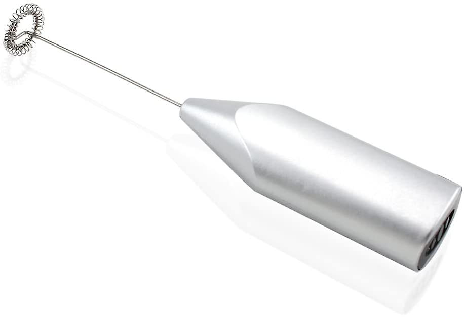 Prata Portátil Mini Drink Mixer Cappucino Maker Coffee Coll