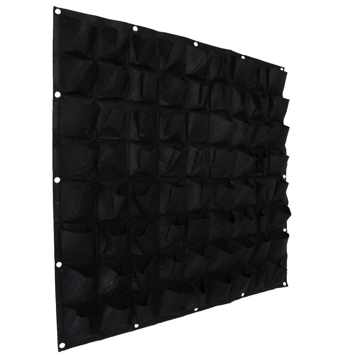 72 Bolsa De Plantio De Bolso Flor Parede Vertical Pendurada Vege Out