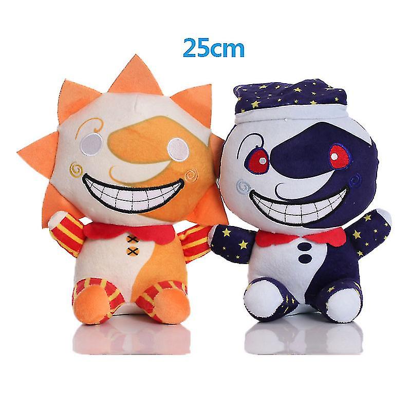 2pcs 20/25cm Novo Sundrop Fnaf Pelúcia Brinquedos Violação De Segurança Fna