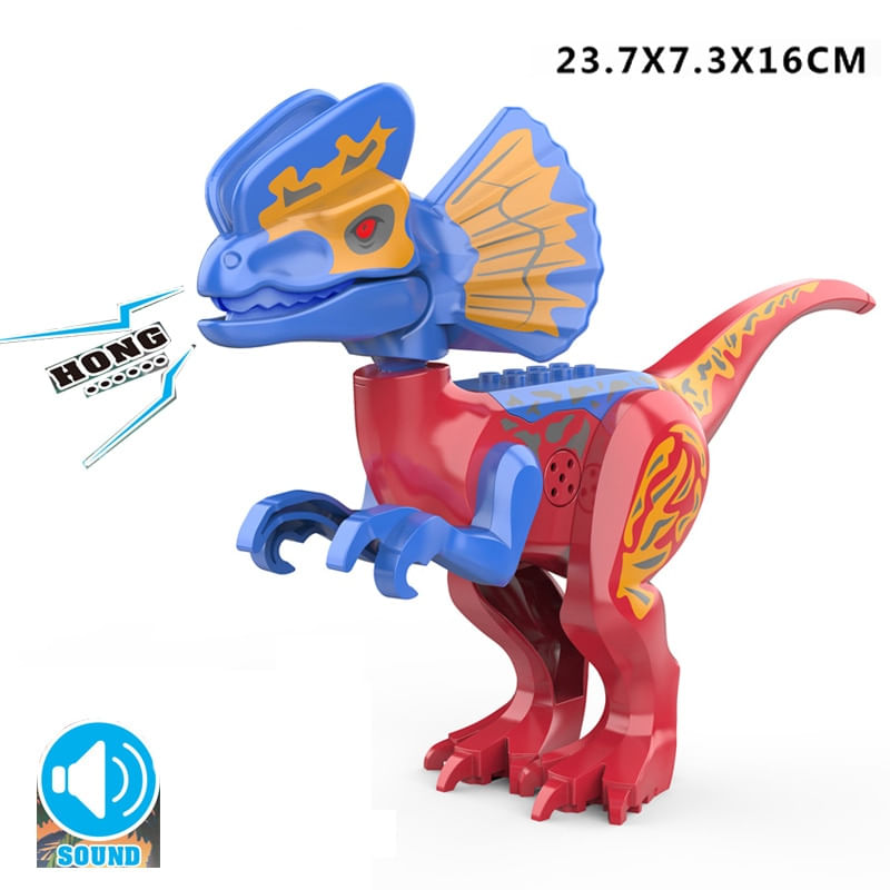 Jurassic World Raptor Mini 2 Dinosaur Figures Building Block
