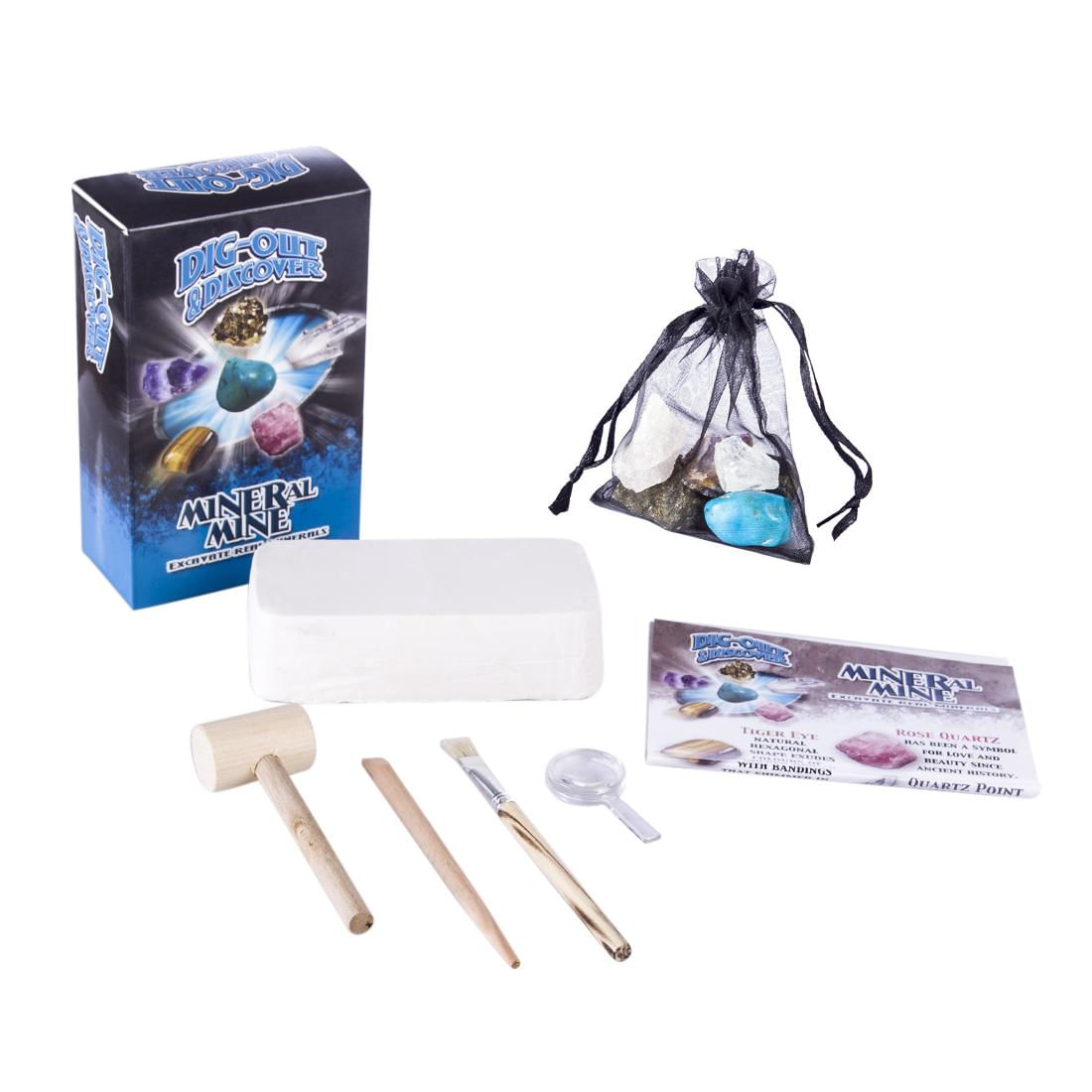 Lã Mineral Mista Dig Dig-out Descubra Minério Mine Toy Onesize