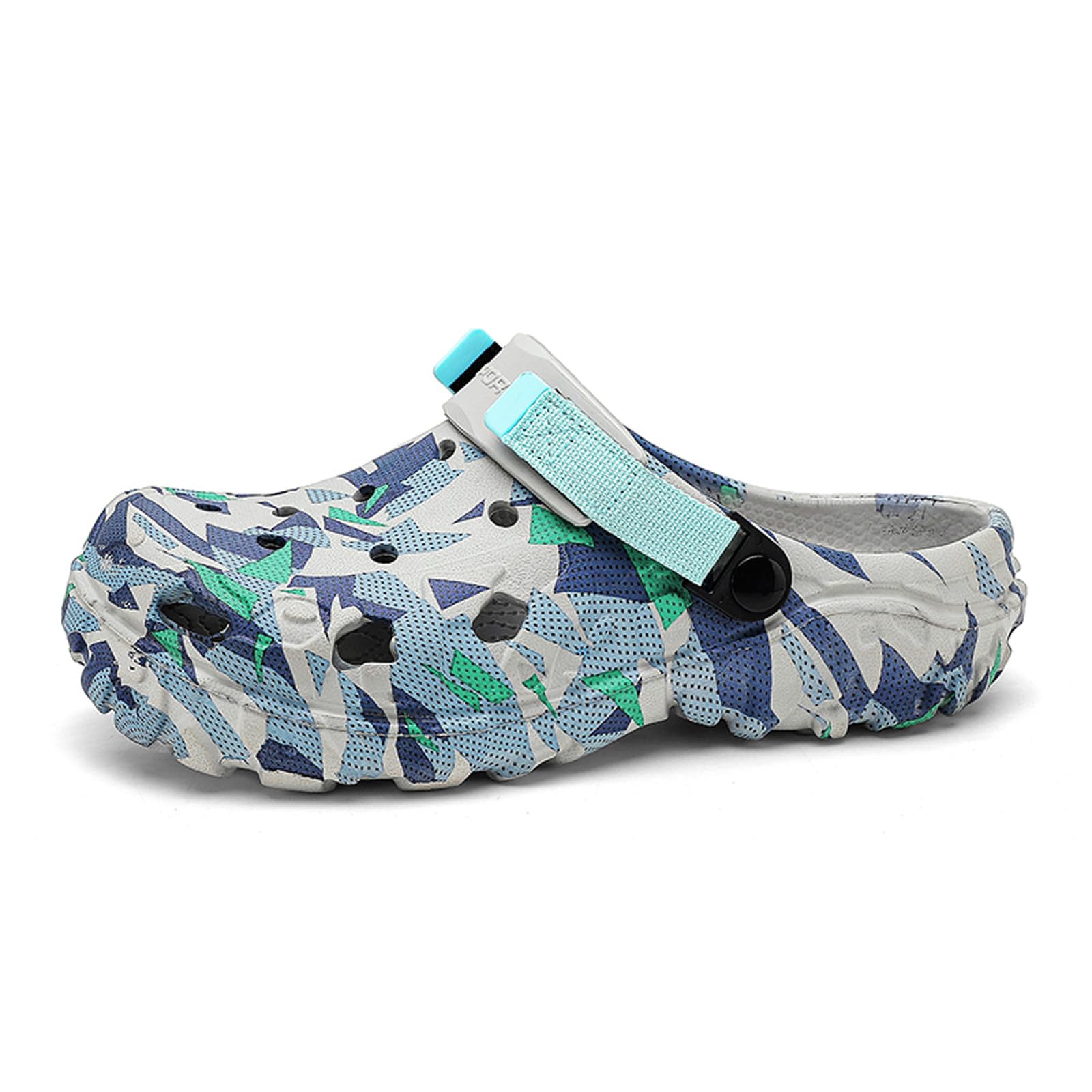 Garden Clogs Shoes Fliozy, Sandálias De Praia De Verão Para Homens, Azuis