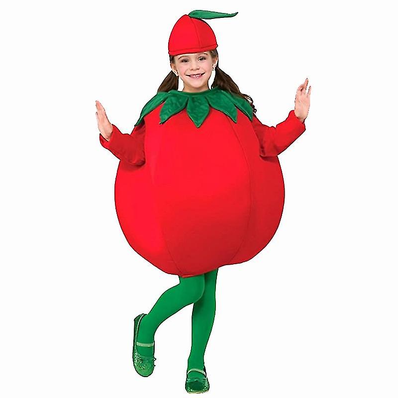 Pequeno Tomate Cosplay Para Crianças Meninos Meninas Hallowee Vegetal