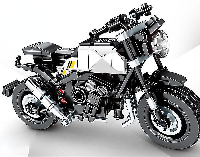 Kit De Motocicleta Motocicleta Racing Dirt Bike Modelo De Construção Bl