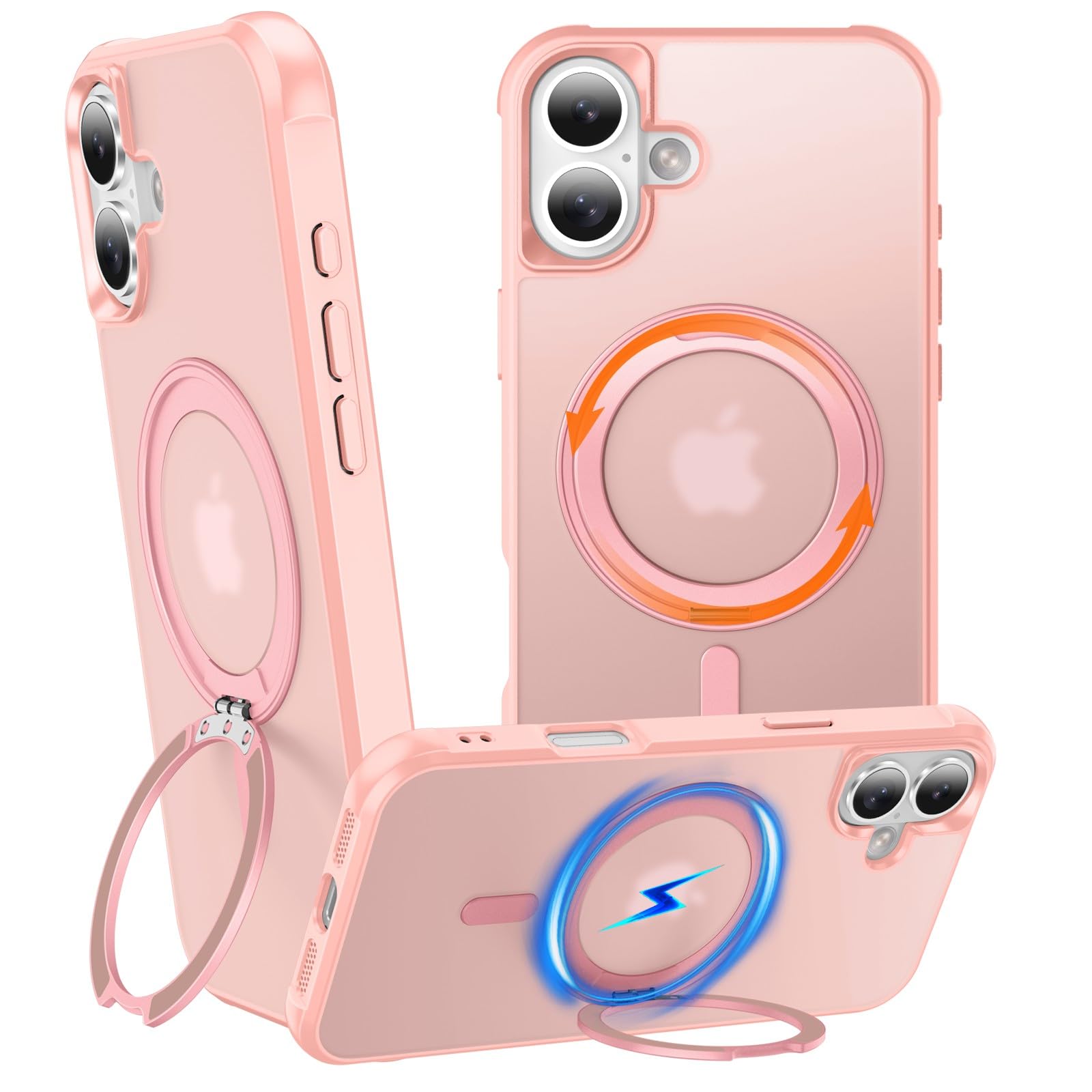 Capa Para Celular Chaofeng Compatível Com Iphone 16 Plus Rosa