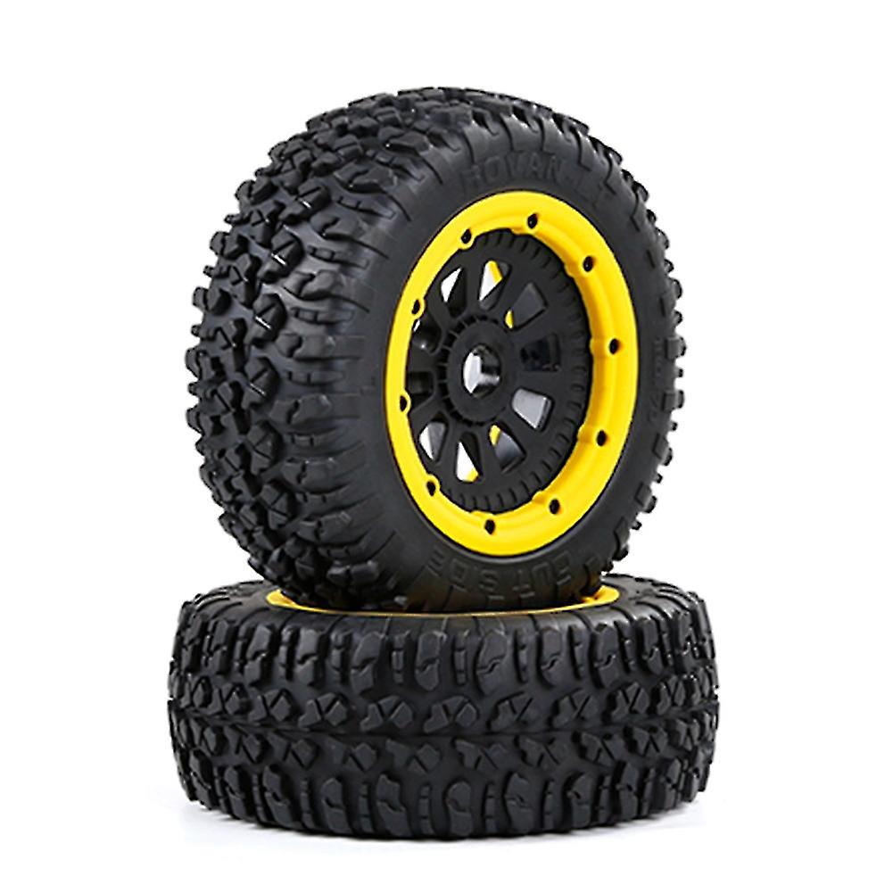 2pcs Wasteland Pneus Compatíveis Com 1/5 Hpi Km Baja 5s/v5