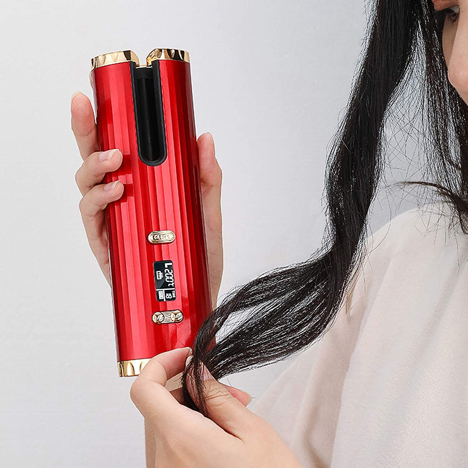 Cordless Automatic Curling Iron Portable Fast Heating Charge