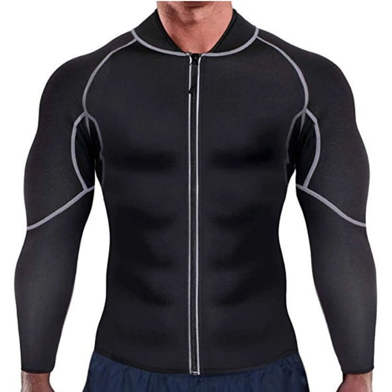 Masculino Slim Fit Neoprene Sauna Suitsauna Suitperda De Pesofitne
