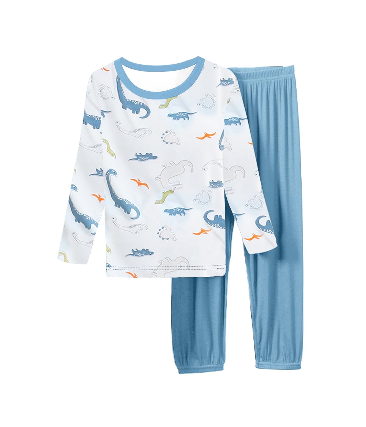 Conjunto De Pijama Umeyda Little Big Boys De Manga Curta Azul 13-14y