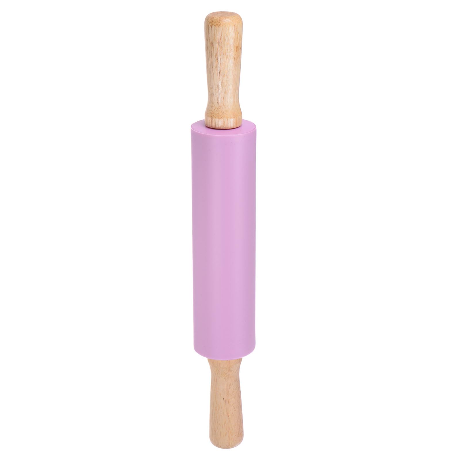 Rolling Pin Harfington Silicone 38cm Antiaderente Roxo