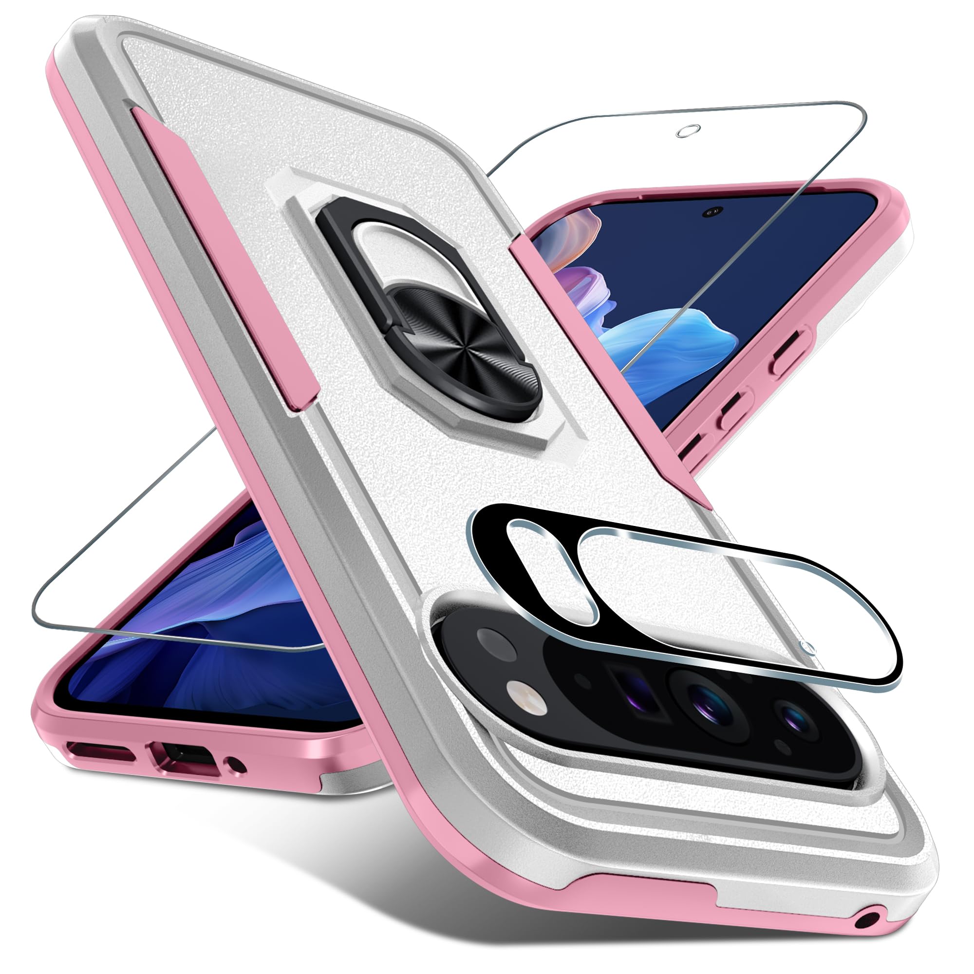 Capa De Telefone E Protetor De Tela Para Google Pixel 9/9 Pro