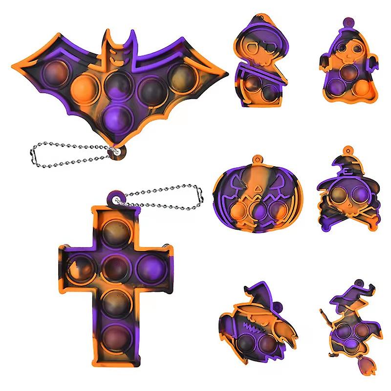 Lembrancinhas Da Festa De Halloween - Brinquedos De Halloween - 24 Mini Pop Bubble