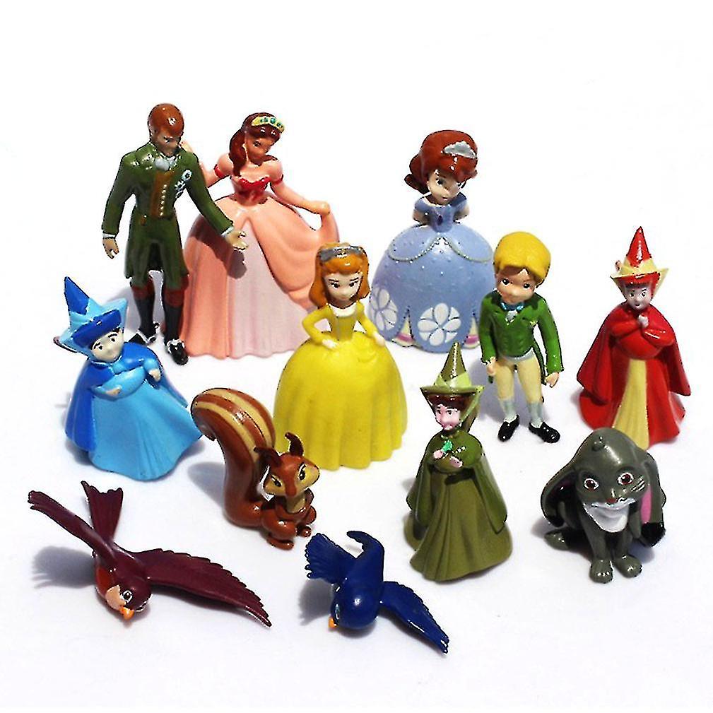 Princesa Action Figure Pvc Collectible Model Toys 12pcs/lot