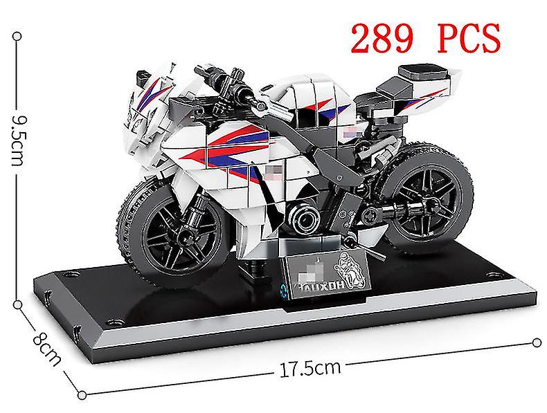 Kit De Motocicleta Motocicleta Racing Dirt Bike Modelo De Construção Bl