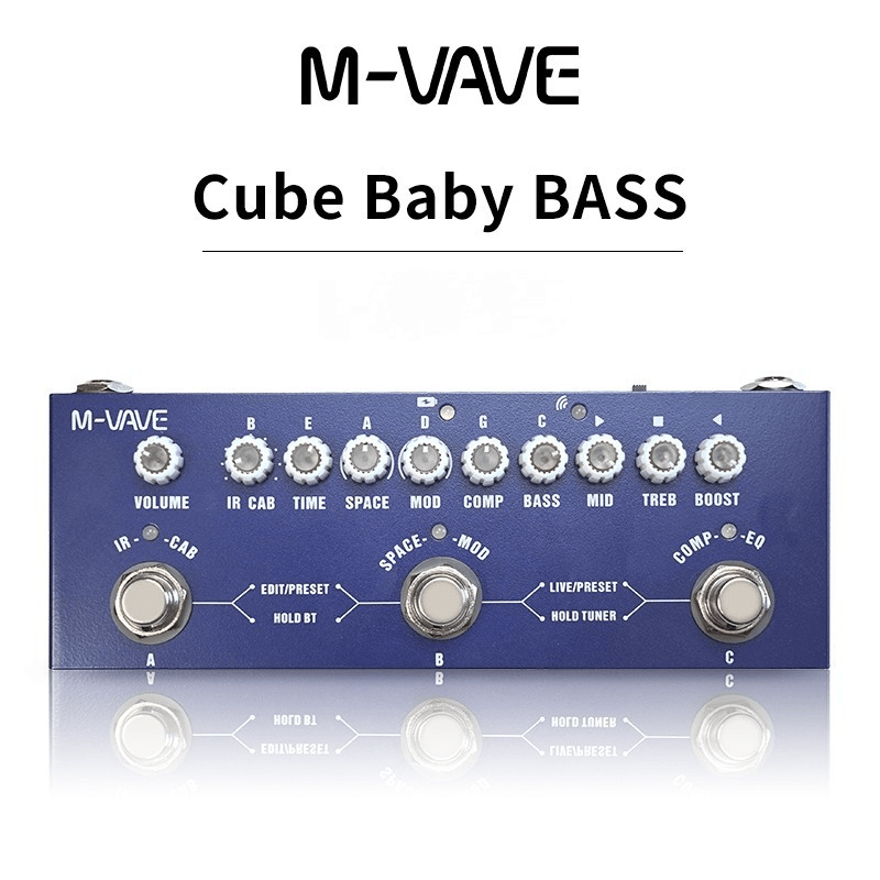 M-vave Cube Beb Delay Multi Pedal De Efeitos Para Guitarra
