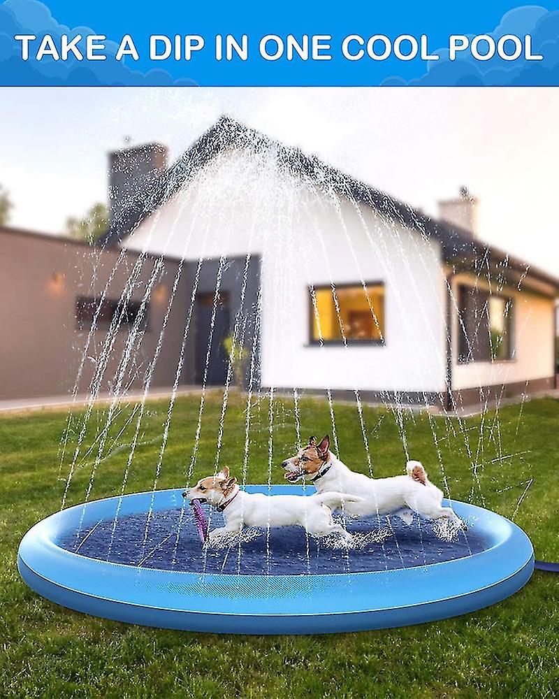Jogar Arrefecimento Pet Sprinkler Mat Piscina Ao Ar Livre Inflata