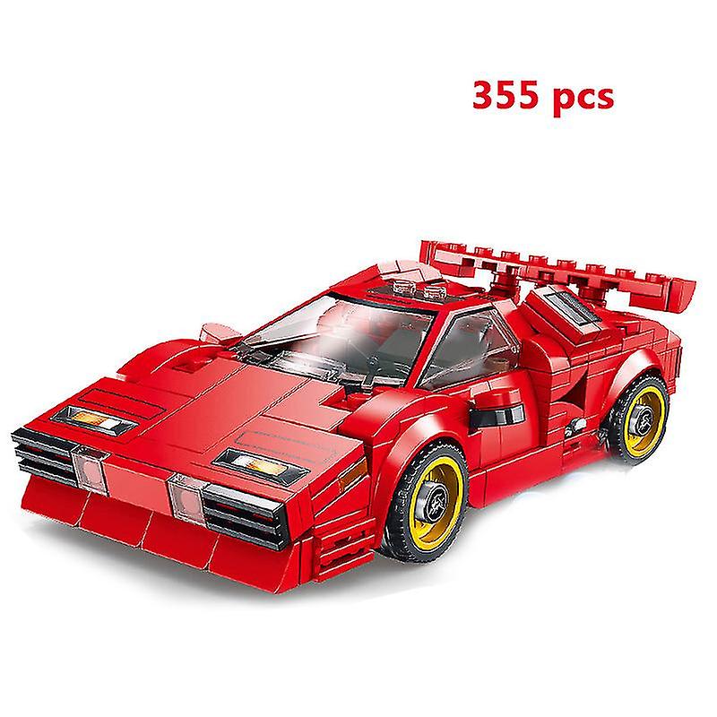 City Car Speed Champion Racer Building Block Racing Super Te
