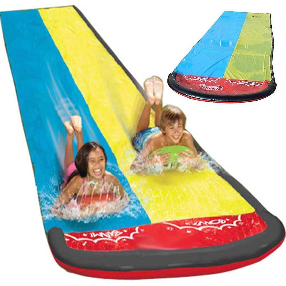 Duplo Surf Water Slide - Pvc Piscinas Aquáticas Pincháveis Relvado