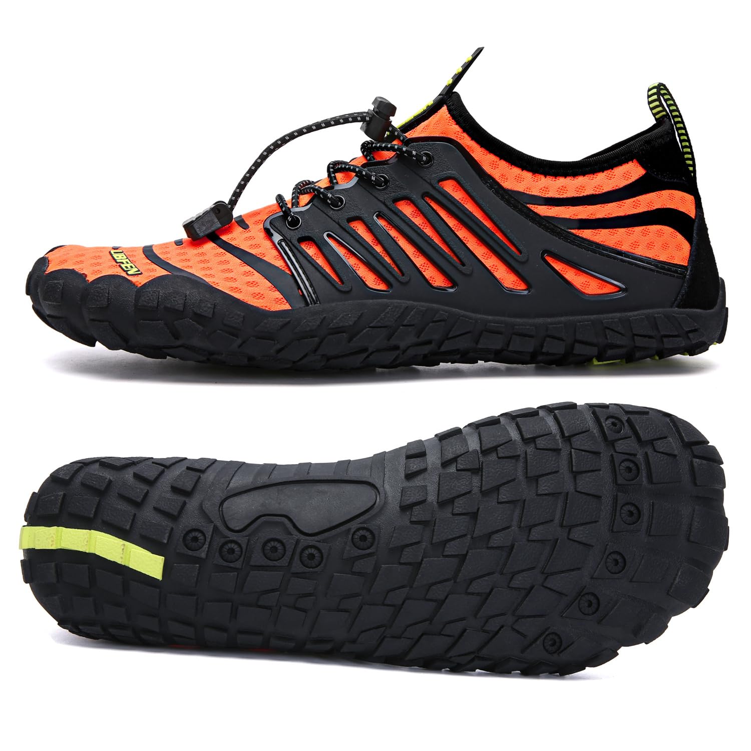 Sapatos Aquáticos Ubfen Aqua Swim Beach Sports Quick Dry Orange