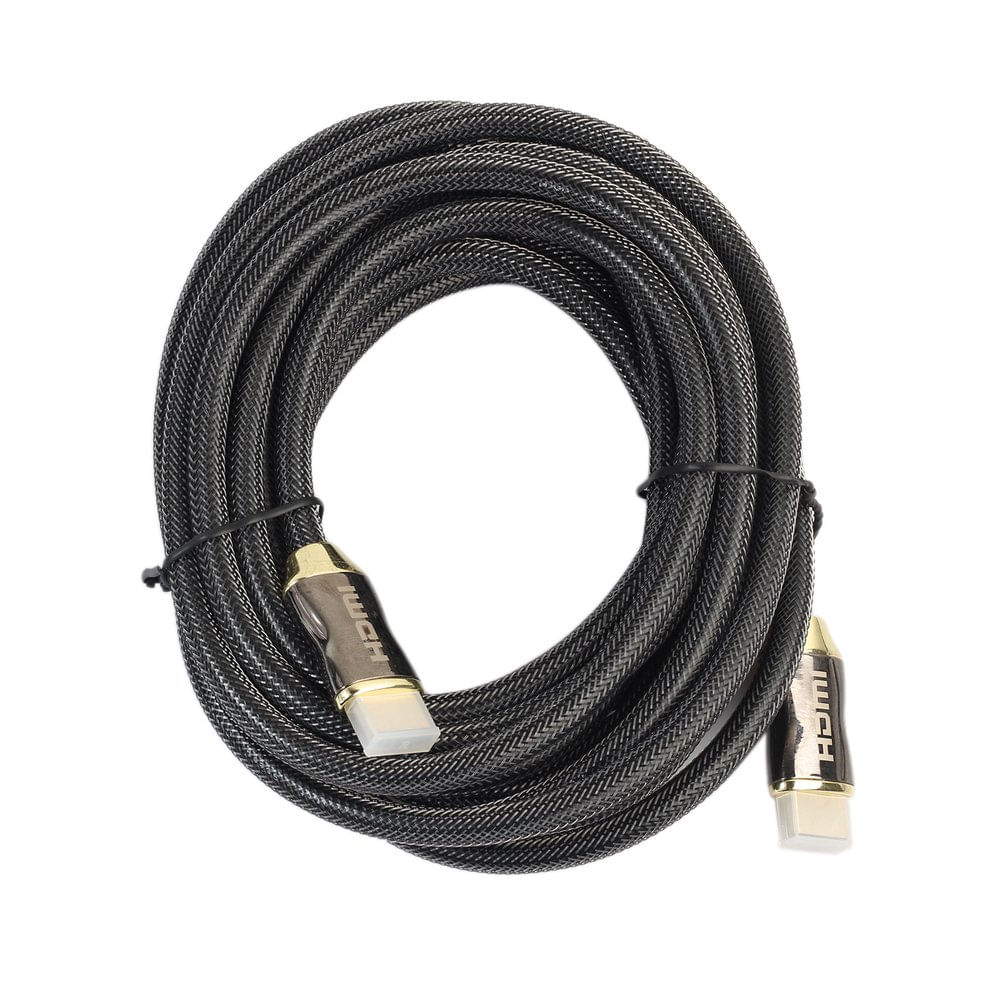 Cabo De Áudio E Vídeo 3d 4k Ultra Mi 2.0 1-15m Banhado A Ouro